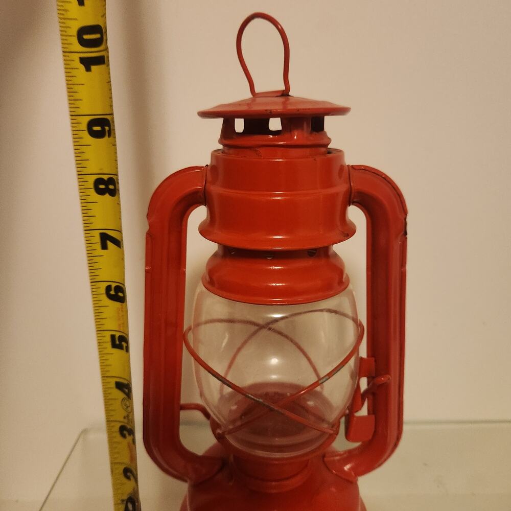 Rustic Metal & Glass Lantern